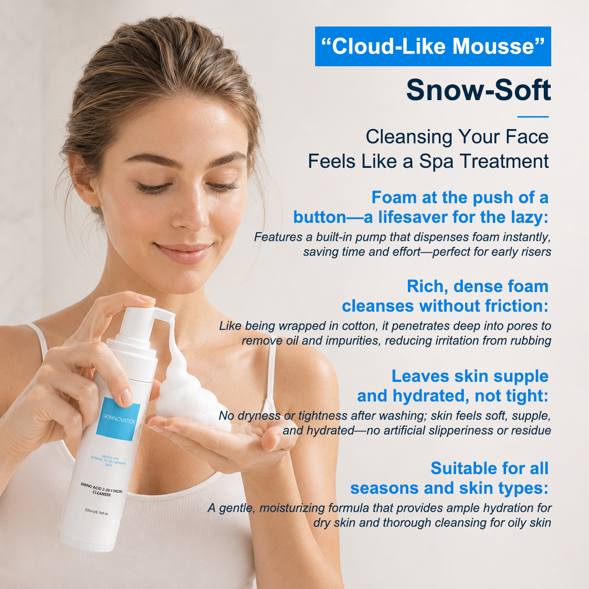 Amino Acid 2-in-1 Facial Cleanser
